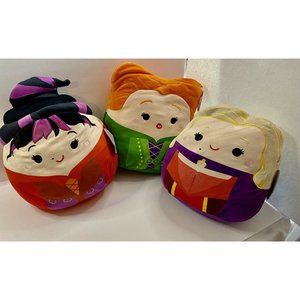 Hocus Pocus Sanderson Sisters Squishmallow 12" Halloween Set 3 Tags 2022 Disney‎